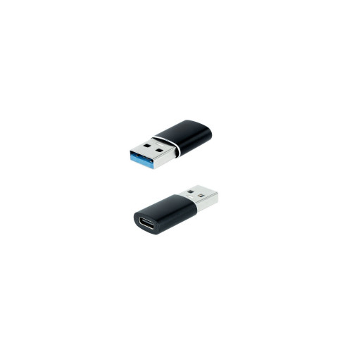Nanocable USB-A/M 3.1 a USB-C/H Negro