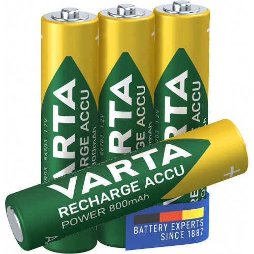 Pilas Recargables Varta AAA Blister 4...