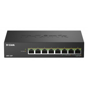Switch D-Link 8xRJ45 PoE...