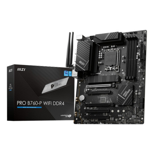 MSI PRO B760-P WIFI DDR4: 4DDR4 SATA3...