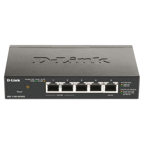 Switch D-Link 5xRJ45 GbE Gestionado...
