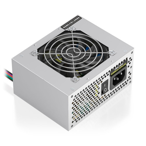 Fuente AISENS ATX 500W SFX 8cm Plata...