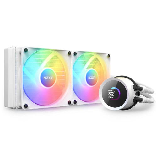 NZXT Kraken Elite RGB LCD Blanca...