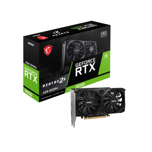 MSI RTX 3050 VENTUS 2X E 6G OC 6GB...
