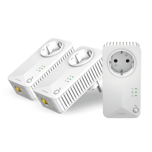 Powerline Strong Ethernet 3 Unidades...