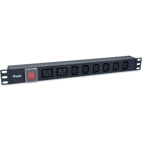 Regleta Equip Rack 19" 1U 6 Tomas IEC...