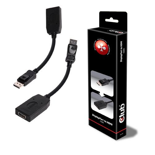 Adaptador Club 3D DP 1.2/M a HDMI...