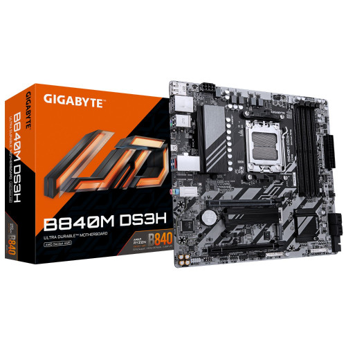 Placa Base GIGABYTE B840M DS3H (AM5)...