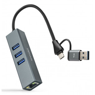 Conversor Nanocable USB-A +...