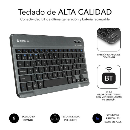 Funda con Teclado Subblim KeyTab Pro...