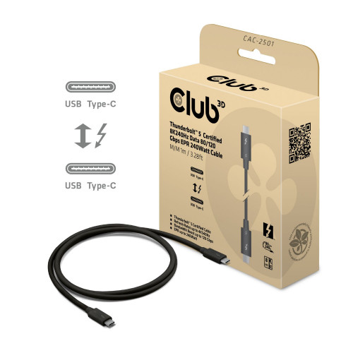 Cable Club 3D USB-C M/M Thunderbolt...