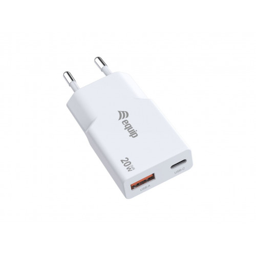 Cargador de Pared EQUIP GaN 1xUSB-A...