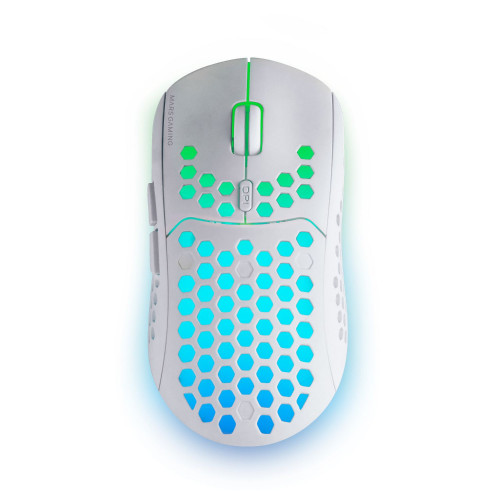 Ratón Mars Gaming Ergonómico Óptico...