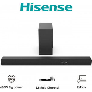 Barra de Sonido Hisense 3.1...