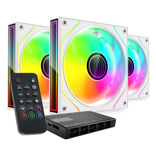 Ventilador Mars Gaming ARGB 120mm Kit...