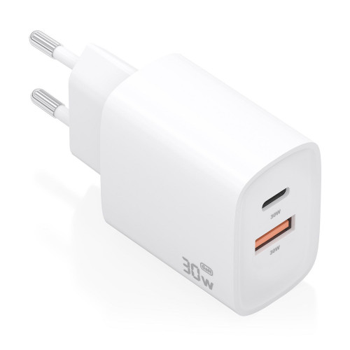 Cargador de Pared AISENS GaN 30W PD...