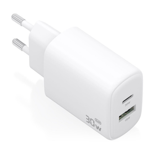 Cargador de Pared AISENS GaN 1xUSB-A...
