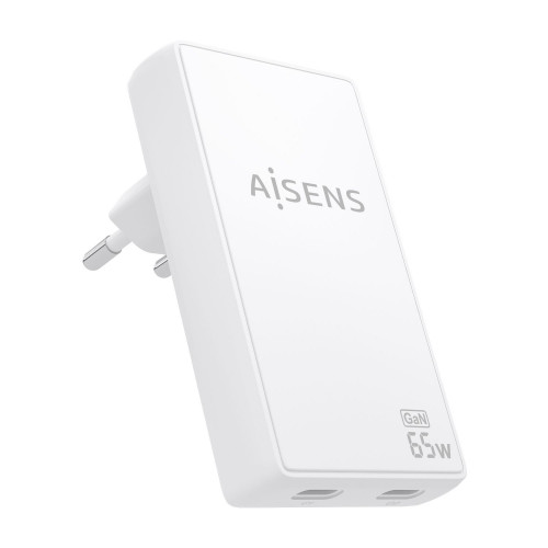 Cargador de Pared AISENS GaN 65W PD...