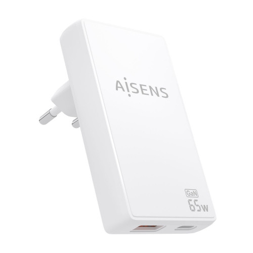 Cargador de Pared AISENS GaN 65W PD...