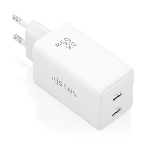 Cargador de Pared AISENS GaN 65W...