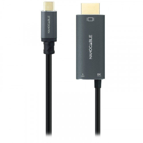 Conversor Nanocable USB-C a HDMI V2.1...