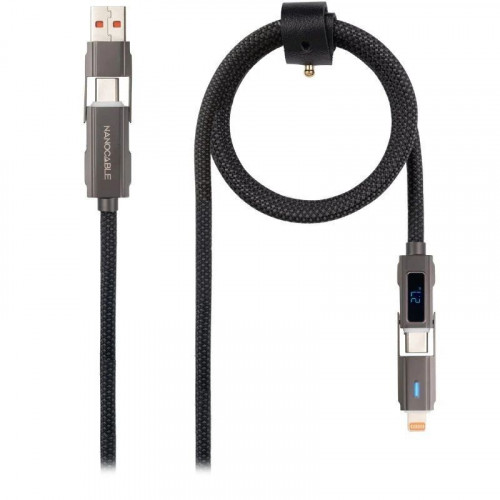 Cable Nanocable USB-C 2.0 + USB-A/M a...