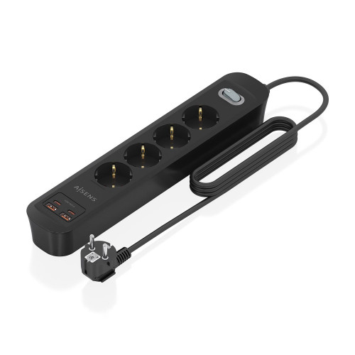 Regleta AISENS 4 Tomas 2xUSB-C...