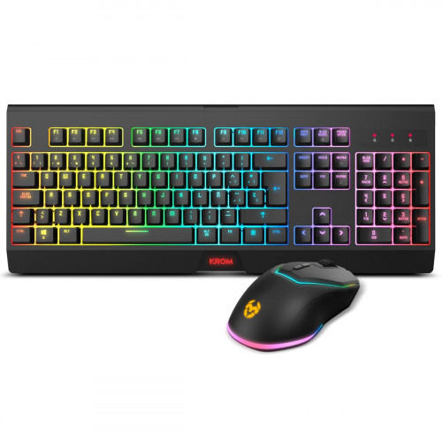 Teclado + Ratón Gaming KROM Kabala...