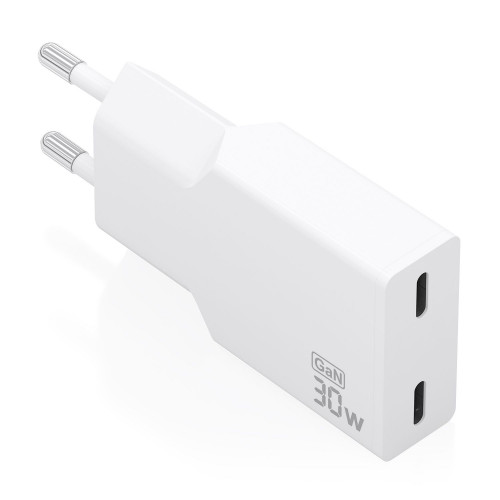 Cargador de Pared AISENS Slim GaN 30W...