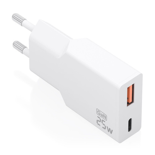 Cargador de Pared AISENS Slim GaN 25W...