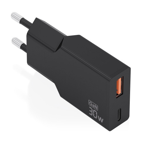 Cargador de Pared AISENS Slim GaN 30W...
