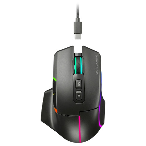 Ratón Mars Gaming MMWVECTOR Óptico...
