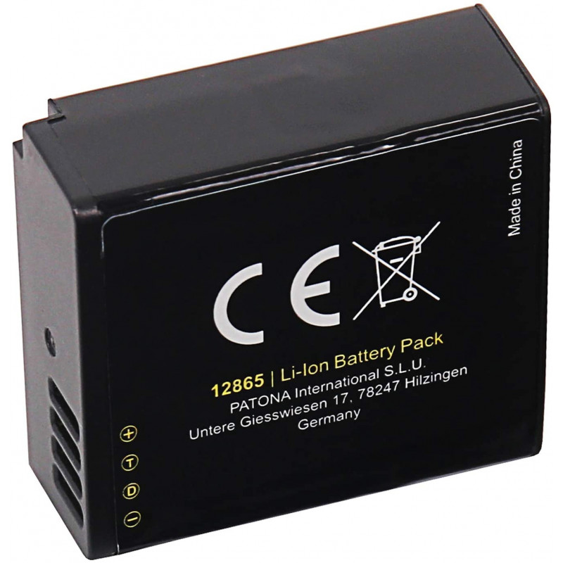 Lumix Gx80 Blumax Batteria DMW-BLG10 BLG10e – 1025 MAh 7,2 V 7,4 Wh E Confezione Ecologica, Compatibile Con Panasonic Lumix DC-TZ95D DC-GX9 TZ202 TZ91 DMC TZ101 TZ81 GF6 GX7 GX80 LX100 G110