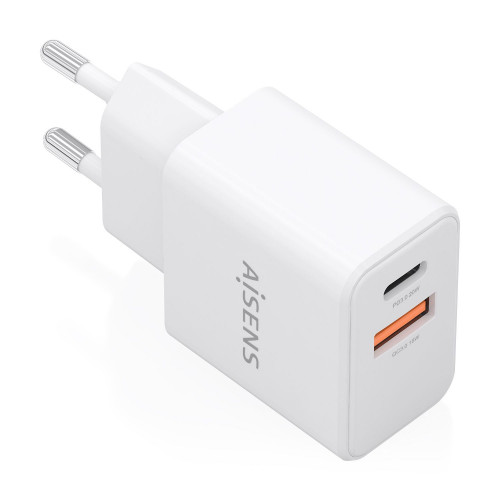 Cargador de Pared AISENS GaN 20W PD...