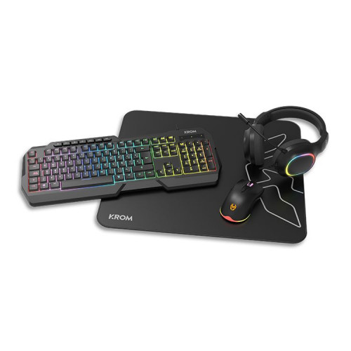 Kit Gaming Krom RGB Teclado + Ratón +...