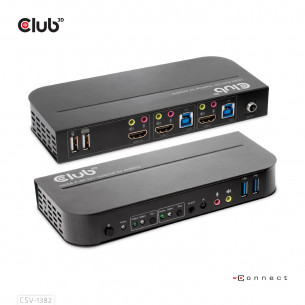 Conmutador Club 3D KVM 4K...