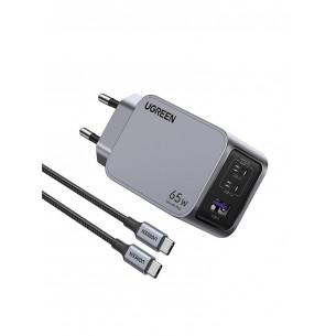 Cargador Ugreen GaN 65W...