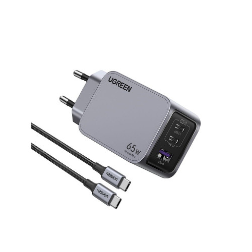 Cargador Ugreen GaN 65W 1xUSB-A...