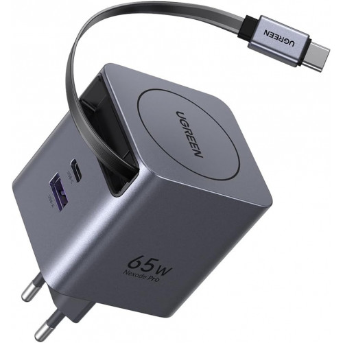 Cargador Ugreen GaN 65W 1xUSB-A...