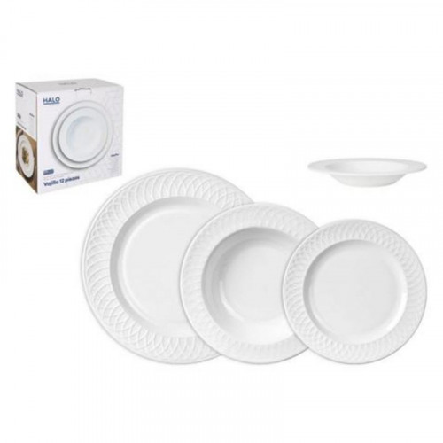 Vajilla Halo Ataifor Opal Blanco de...