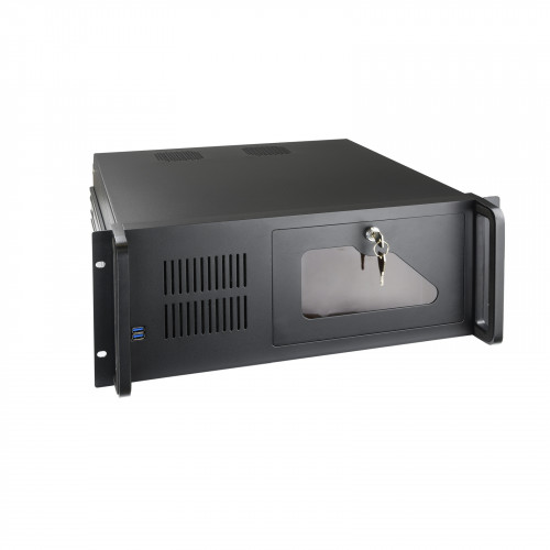 Caja Rack TOOQ 19" 4U 13 Bahías Negra...