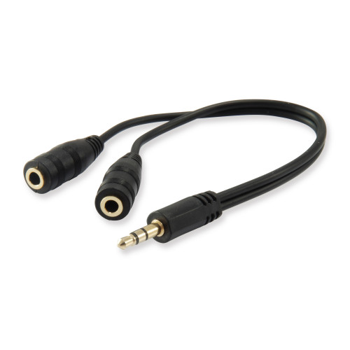 Cable EQUIP Audio 2x3.5mm/M a 3.5mm/H...