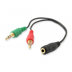 Cable EQUIP Audio 2x3.5mm/M...