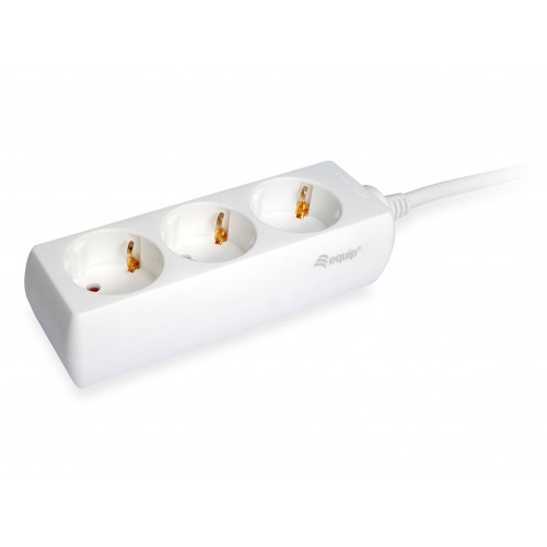 Regleta EQUIP 3xSchuko Cable 1.5m...