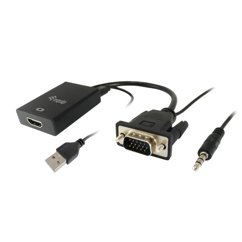 Adaptador EQUIP VGA-M a HDMI-H jack...