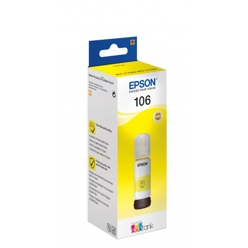 Tinta Epson EcoTank 106 Amarillo 70ml...