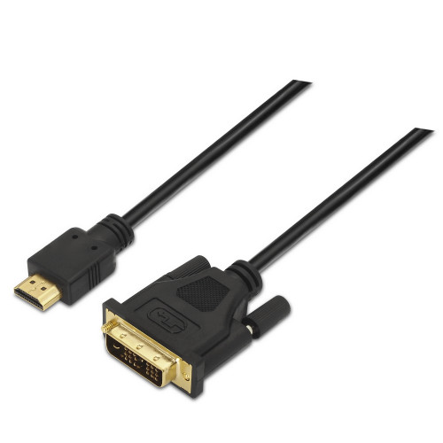 Cable AISENS DVI/M a HDMI A/M 1.8m Negro
