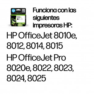 Tinta HP 912XL Negro 8.5ml... 2