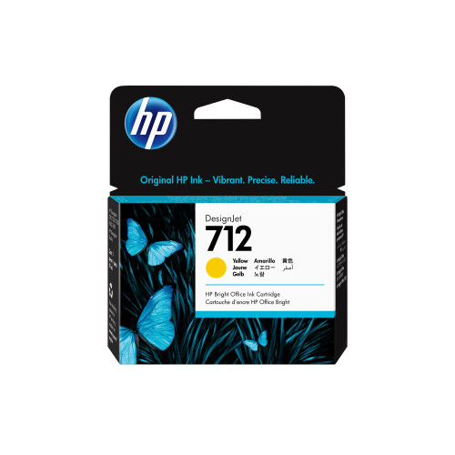Tinta HP DesignJet 712 Amarillo 29ml...