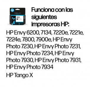 Tinta HP 303 Negro 4ml 200... 2